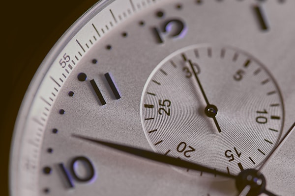 Sand clock representing timing